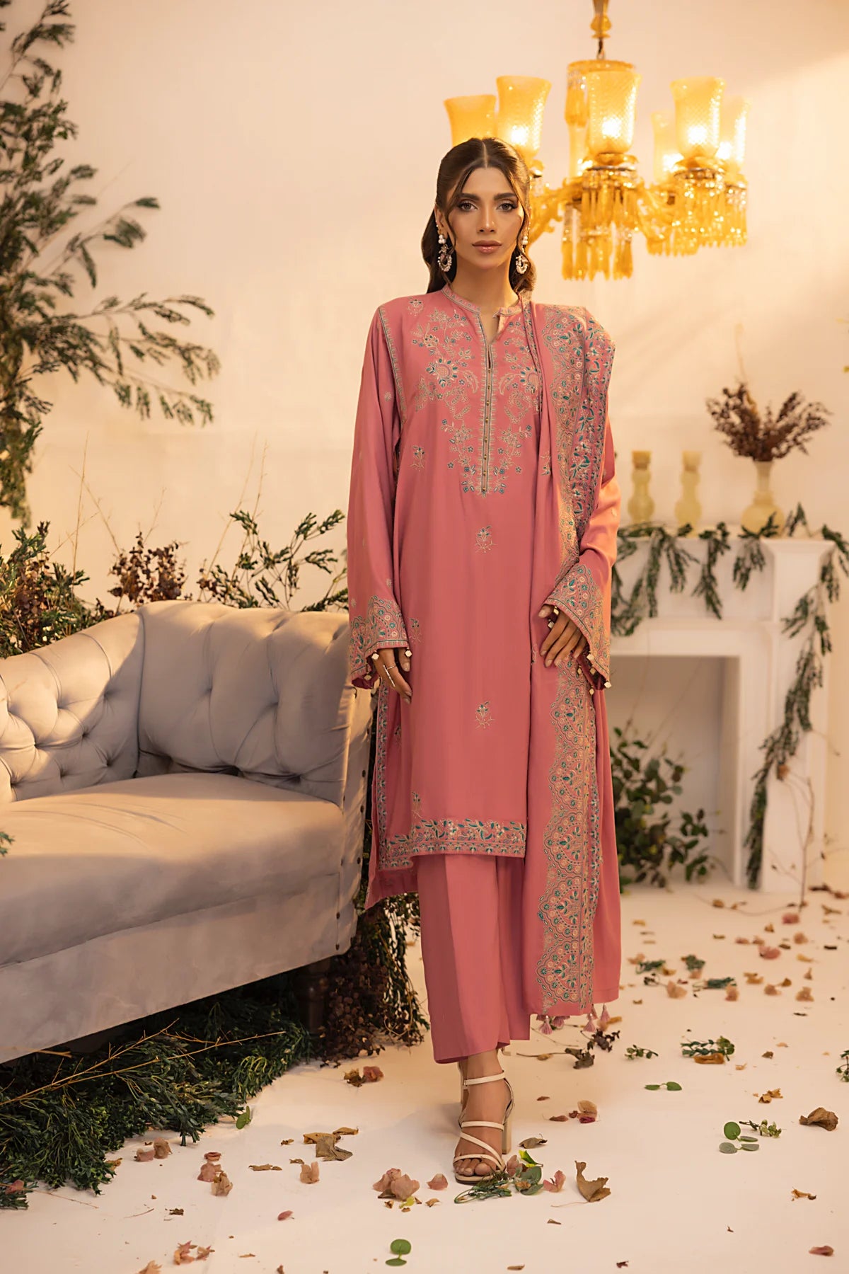 PREMIUM EMBROIDERED CASHMI WOOL