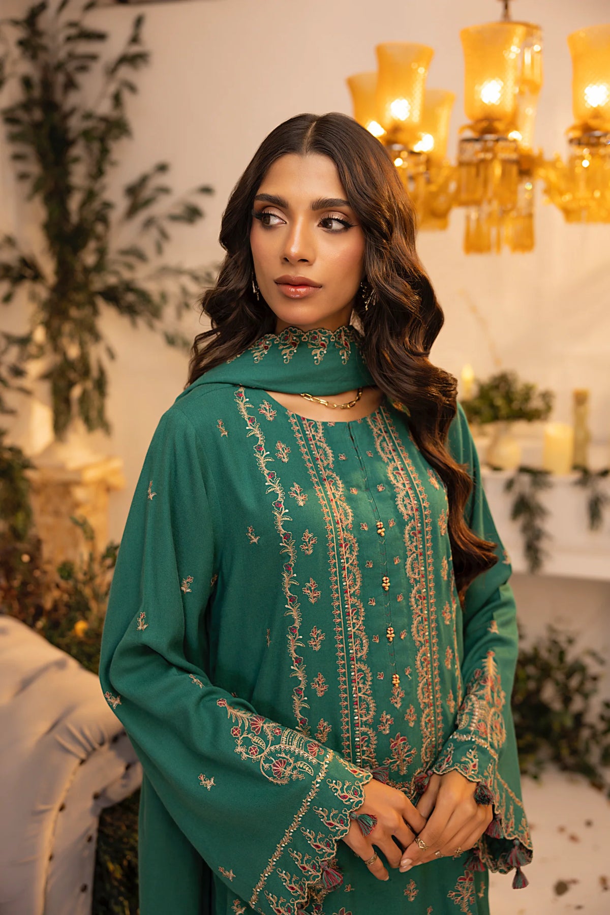 PREMIUM EMBROIDERED CASHMI WOOL