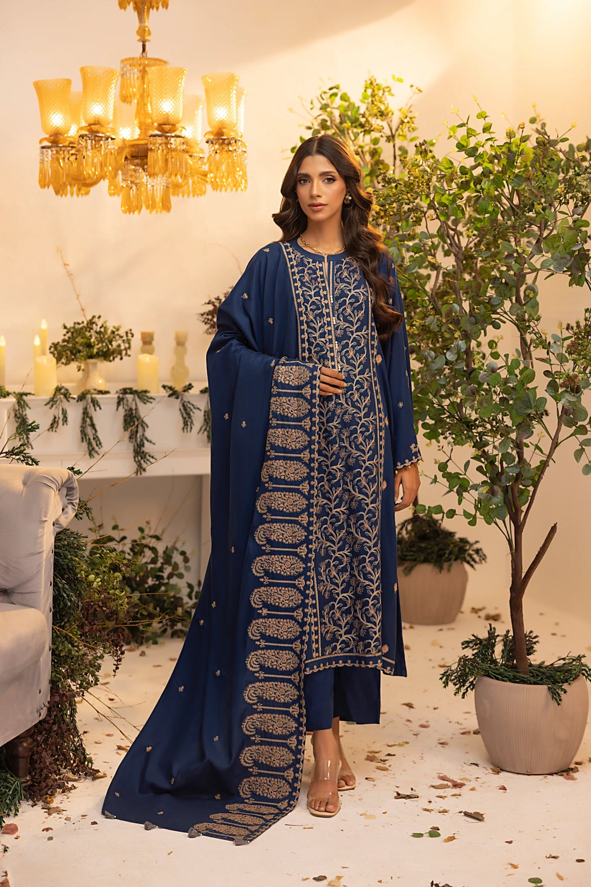 PREMIUM EMBROIDERED CASHMI WOOL