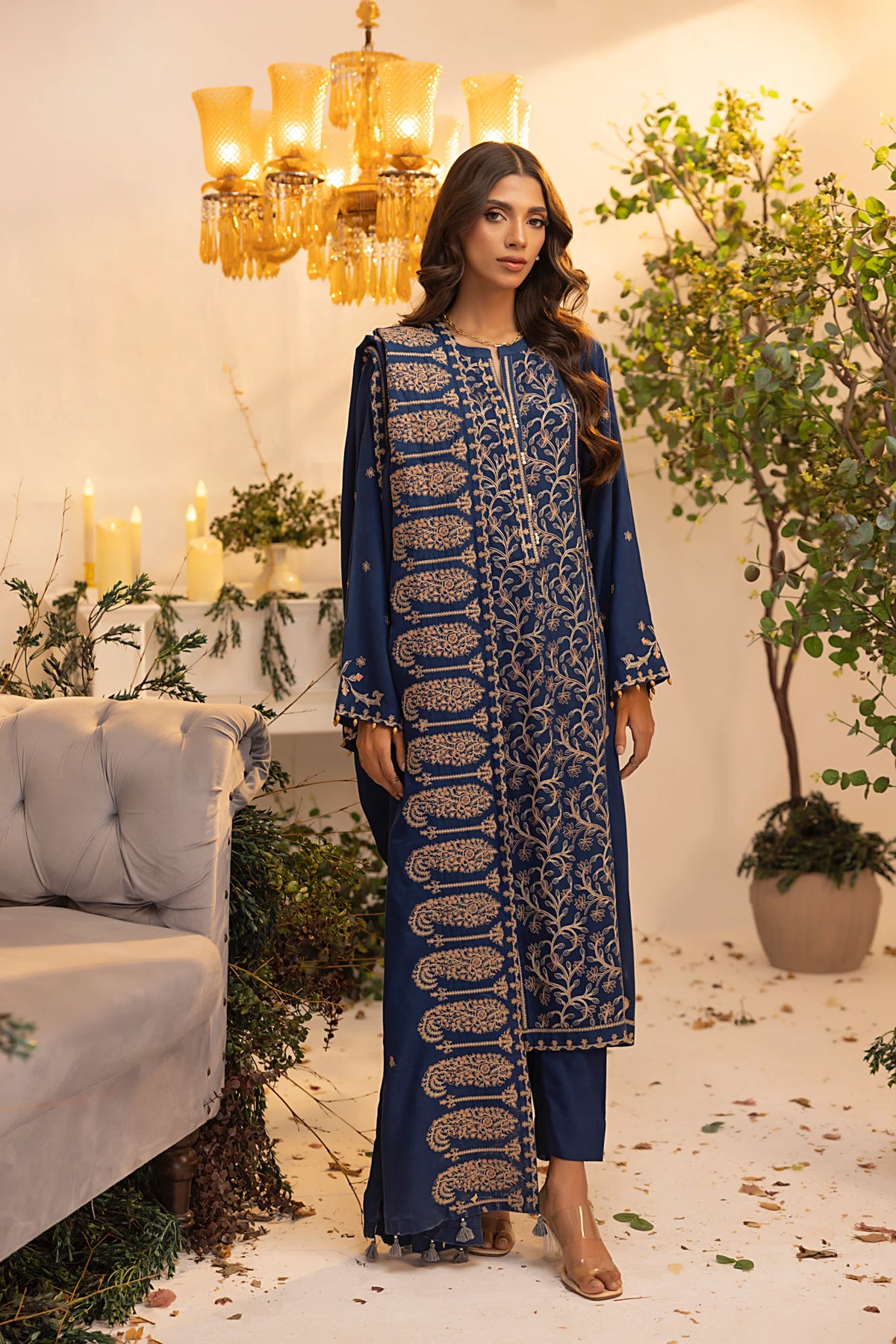 PREMIUM EMBROIDERED CASHMI WOOL