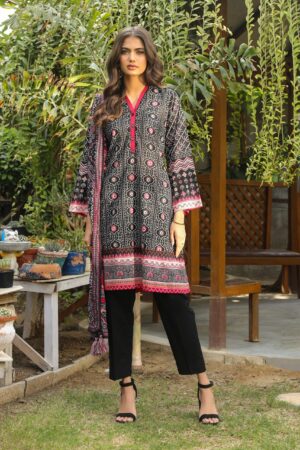 KOMAL PRINTED LAWN CHIFFON DUPATTA