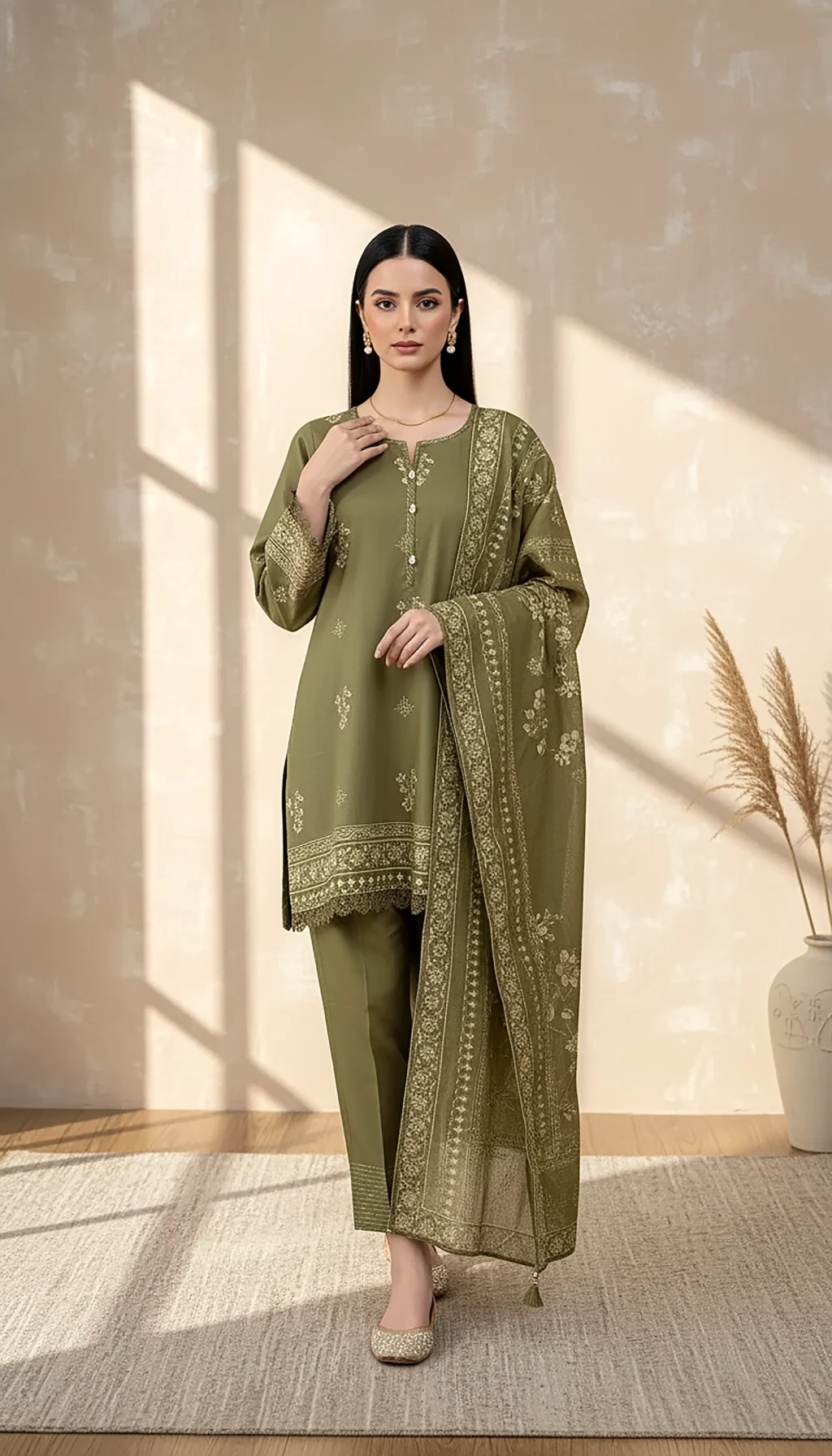 LAKHANY PRINTED CASHMI WOOL