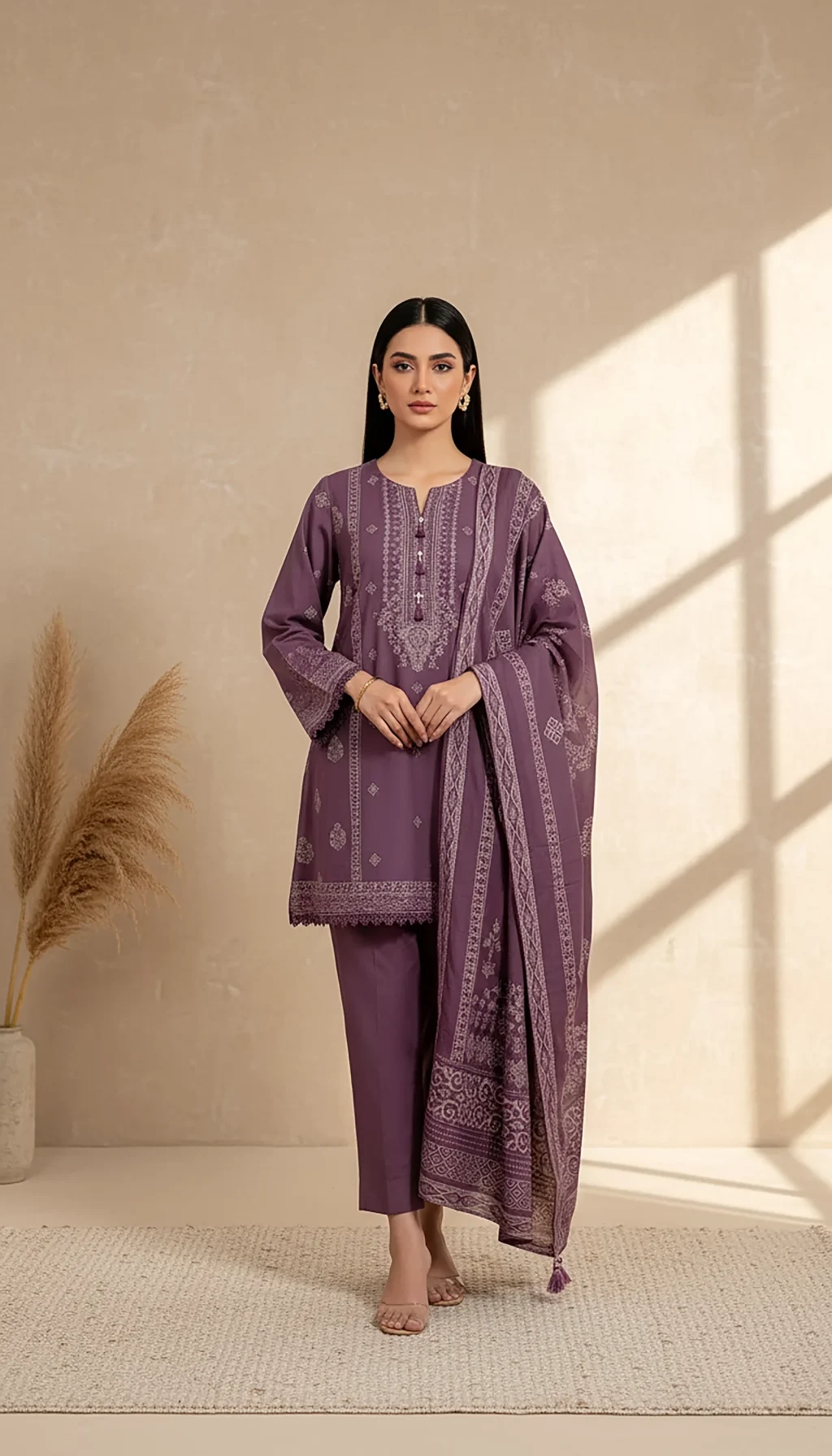 LAKHANY PRINTED CASHMI WOOL