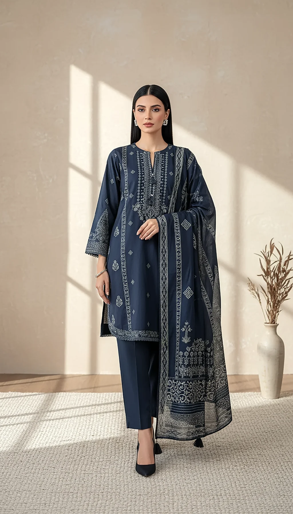 LAKHANY PRINTED CASHMI WOOL