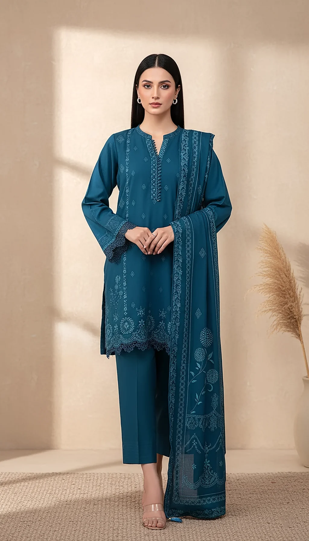 LAKHANY PRINTED CASHMI WOOL