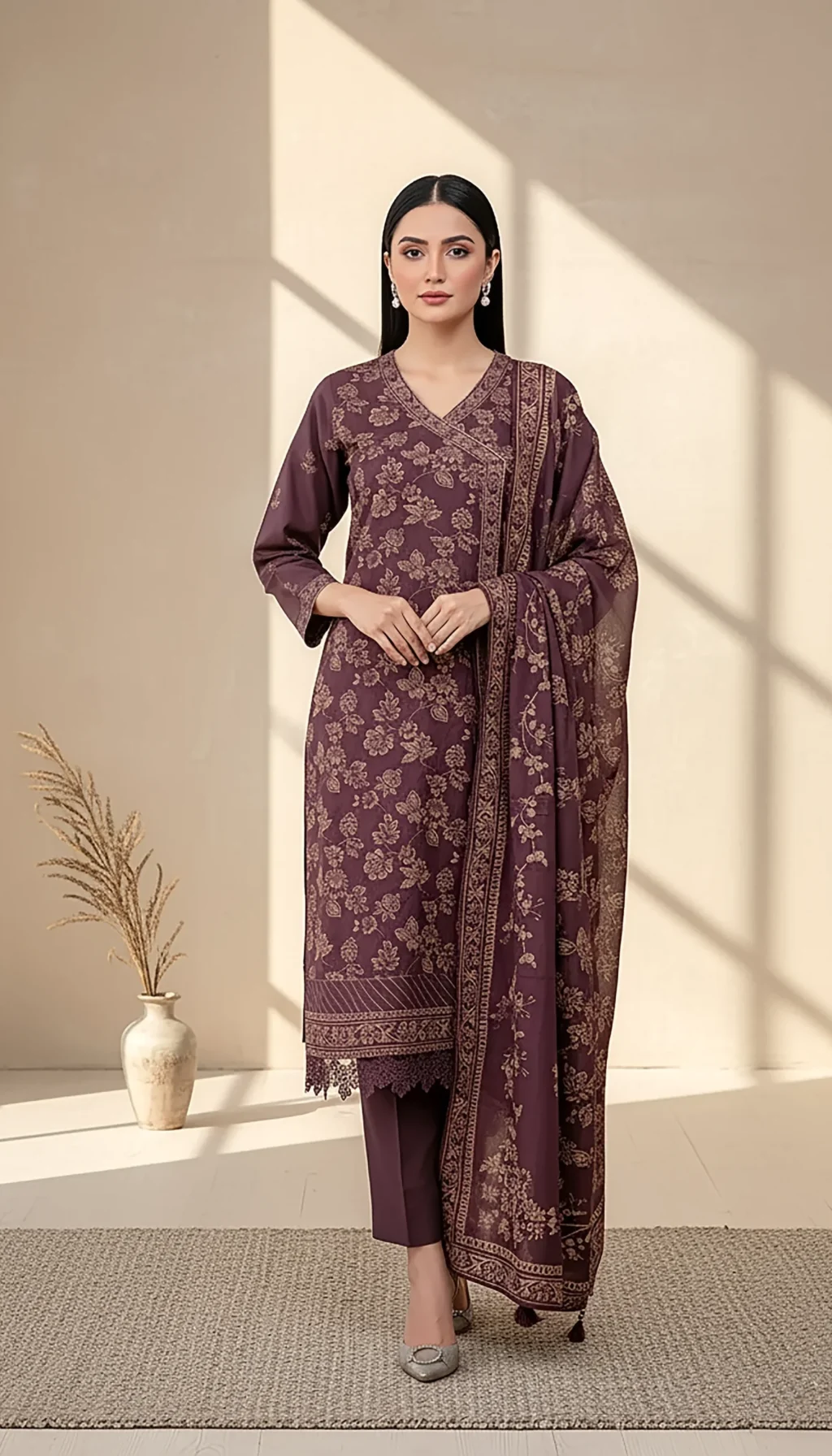 LAKHANY PRINTED CASHMI WOOL