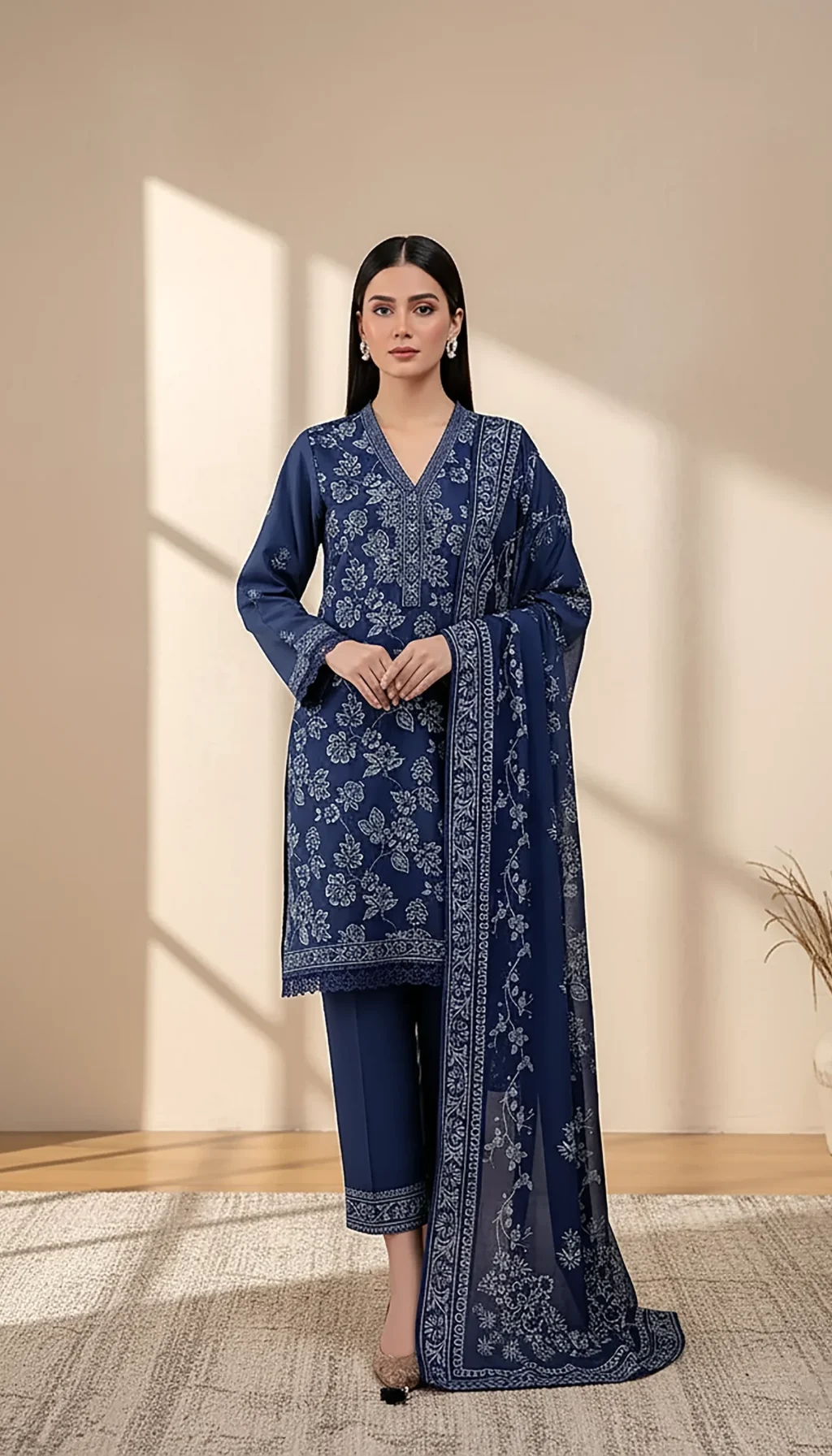 LAKHANY PRINTED CASHMI WOOL
