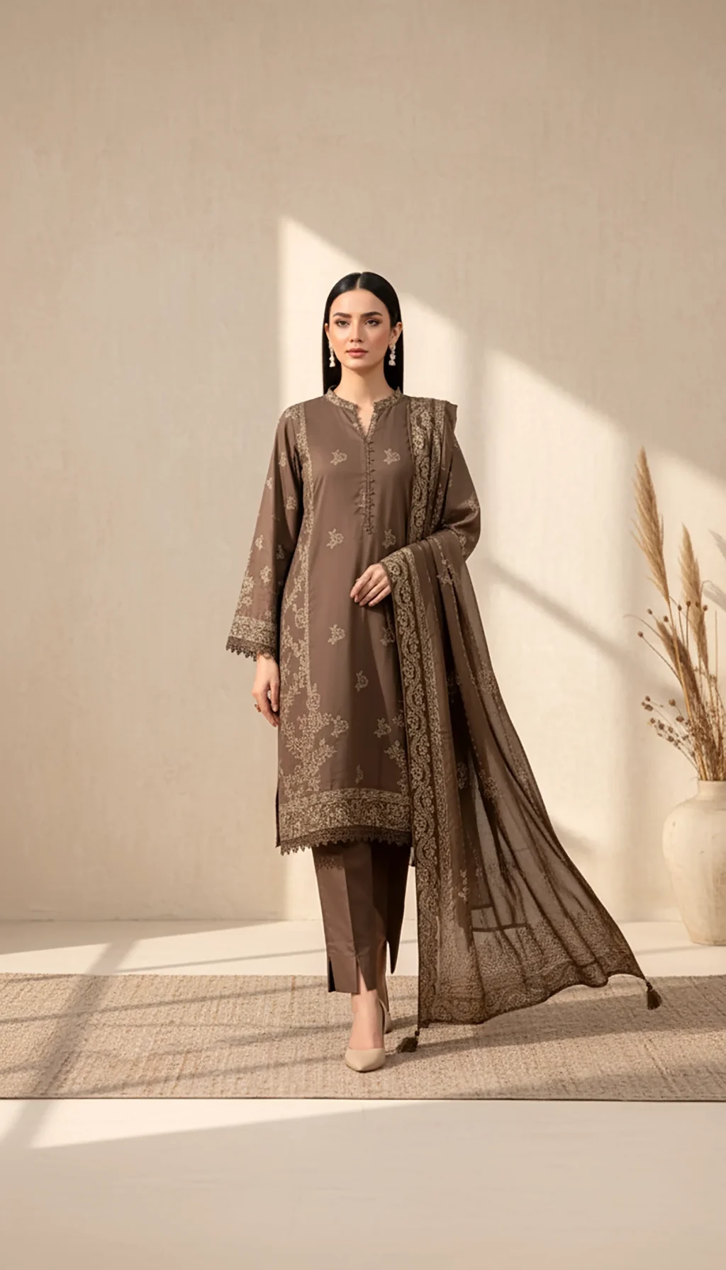 LAKHANY PRINTED CASHMI WOOL