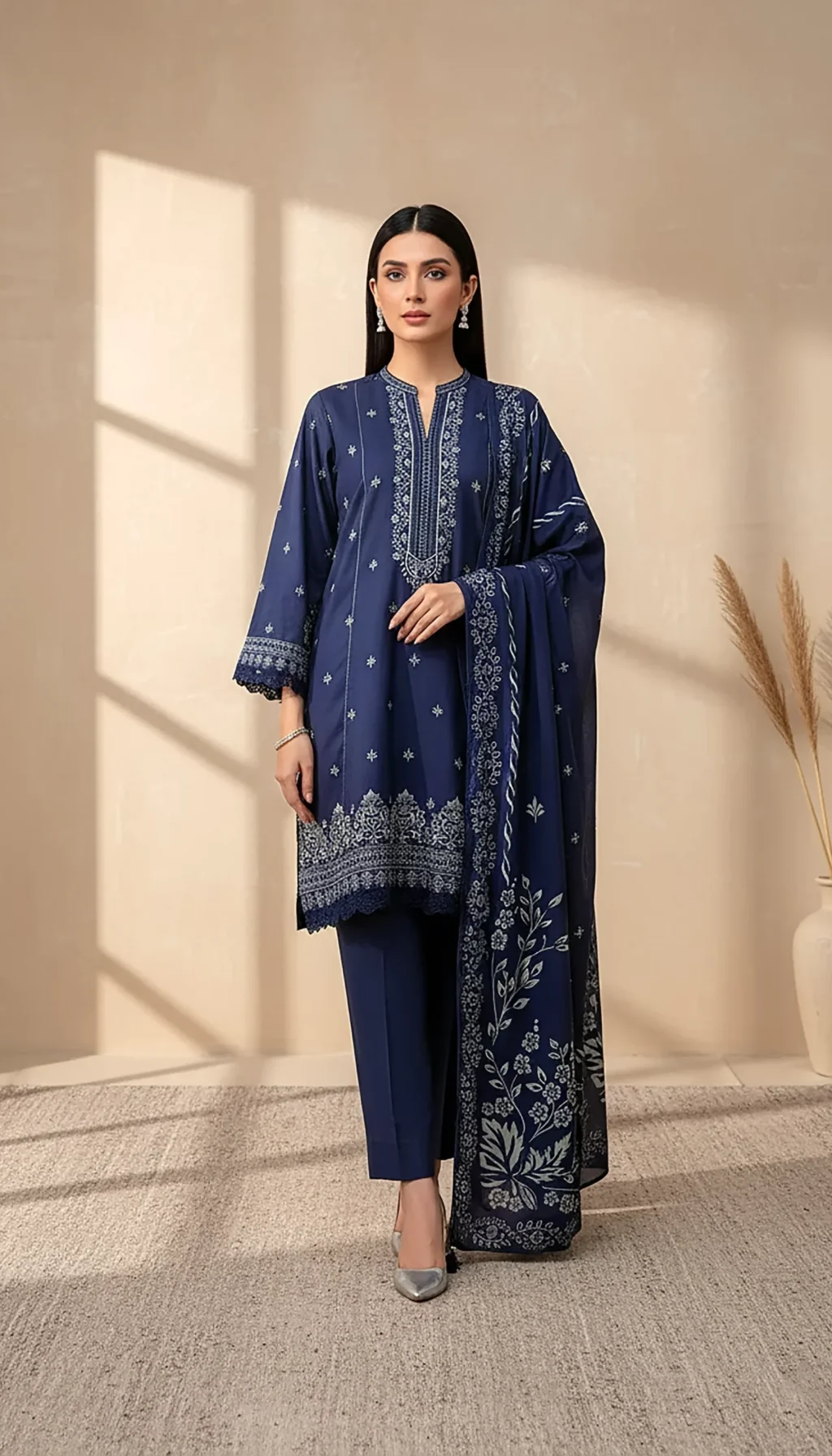 LAKHANY PRINTED CASHMI WOOL